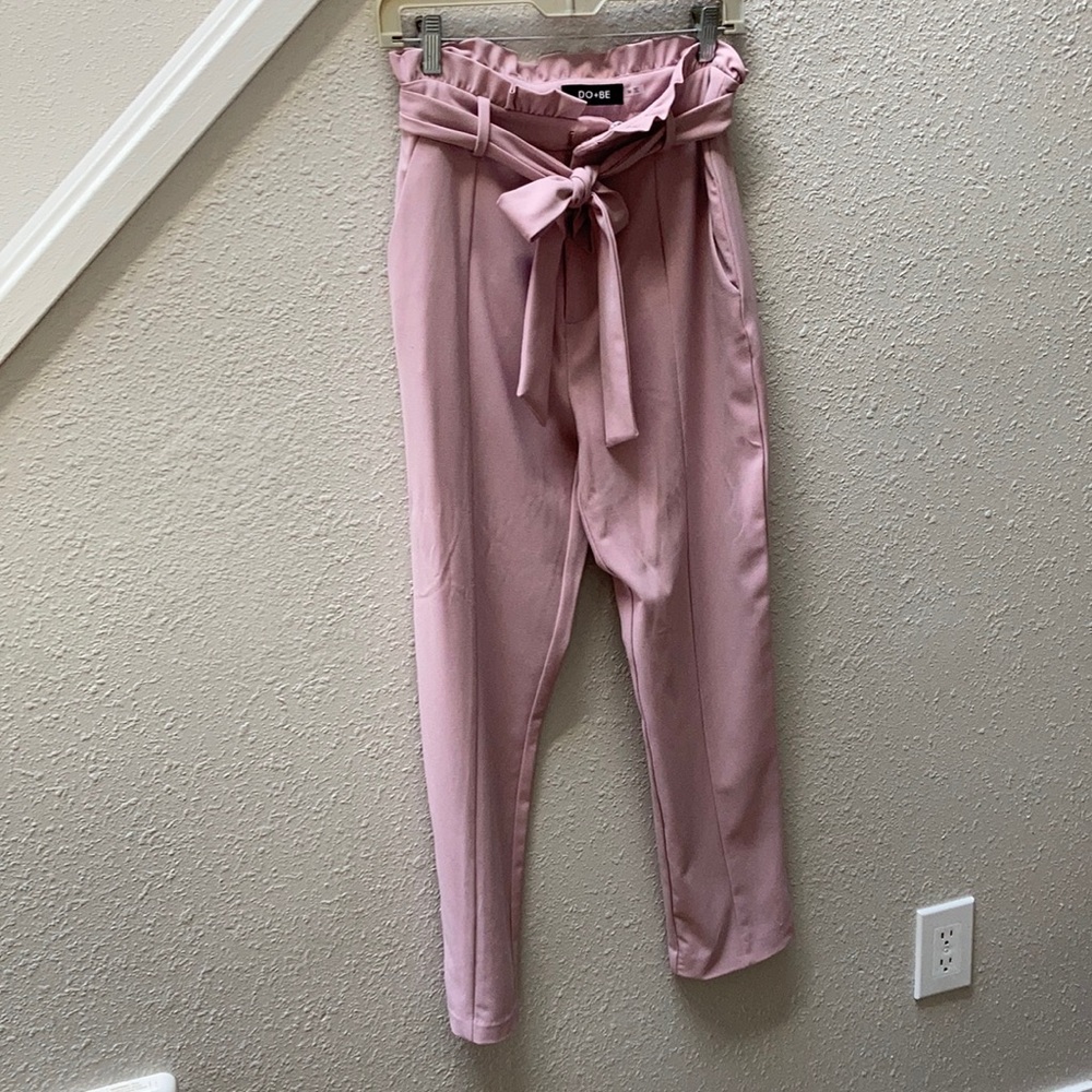 DO+BE x Vici pink high waist pants